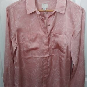 NWT silk blouse shirt size S